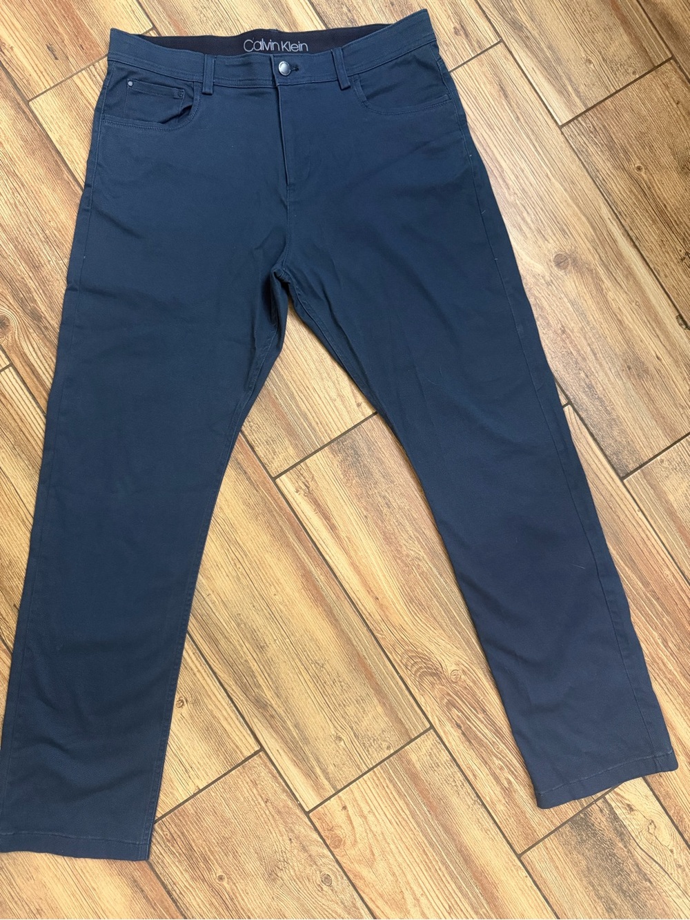 Calvin Klein Navy Stretch 5 Pocket Pants 34x32